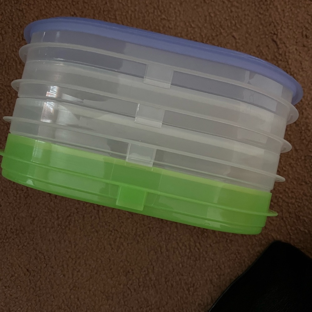 New cold cuts stackable Tupperware❤️SALE